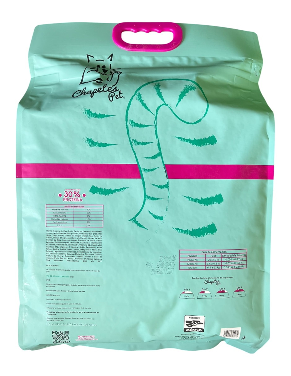 Croquetas Chapetes de carne para gato etapa adulto